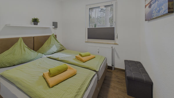 Kachel Ferienwohnung 4 direkt am See in der Nähe von Brandenburg auf dem Campingplatz Wusterhausen